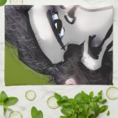 Gorilla Geschirrtuch (Gefaltet)