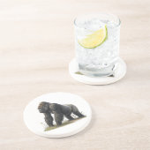 Gorilla Getränkeuntersetzer (Seite)