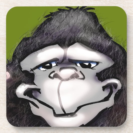 Gorilla Getränkeuntersetzer (Vorderseite)