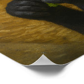 Gorilla Grace - Realistisches Tierportrait Poster (Ecke)