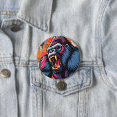 Gorilla Graffiti Button (Beispiel)
