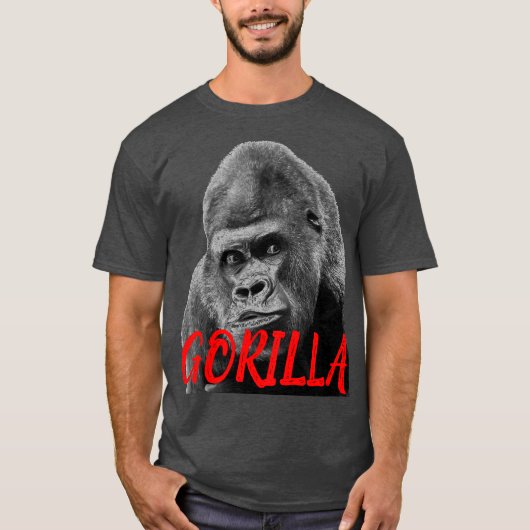 Gorilla Gray T-Shirt (Vorderseite)
