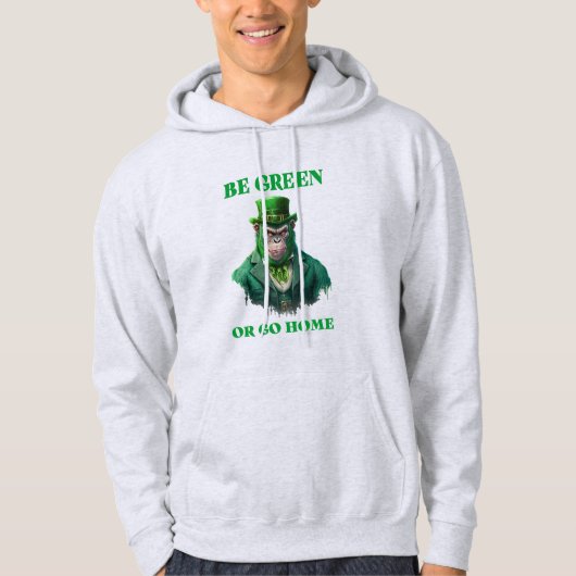 Gorilla Green Hoodie (Vorderseite)