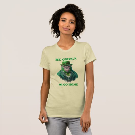 Gorilla Green T-Shirt (Vorne ganz)