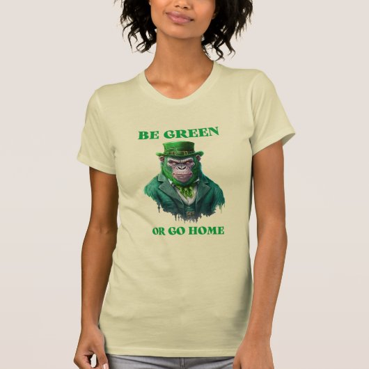 Gorilla Green T-Shirt (Vorderseite)
