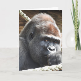 Gorilla Greeting Card Karte