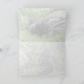 Gorilla Greeting Card Karte (Innenseite)