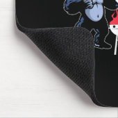 Gorilla Grillen Grilla Grillmaster Barbecue Mousepad (Ecke)