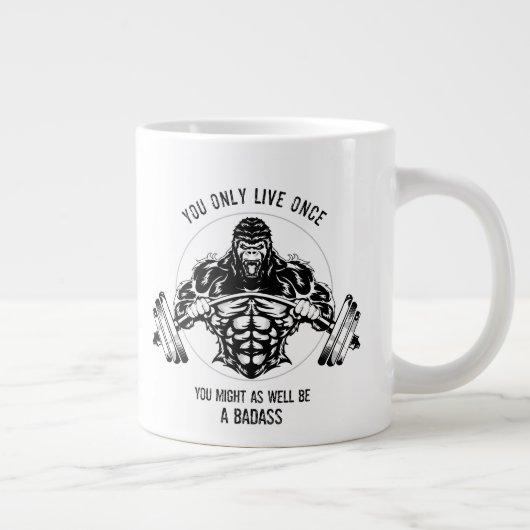Gorilla Gym Jumbo-Tasse (Rechts)