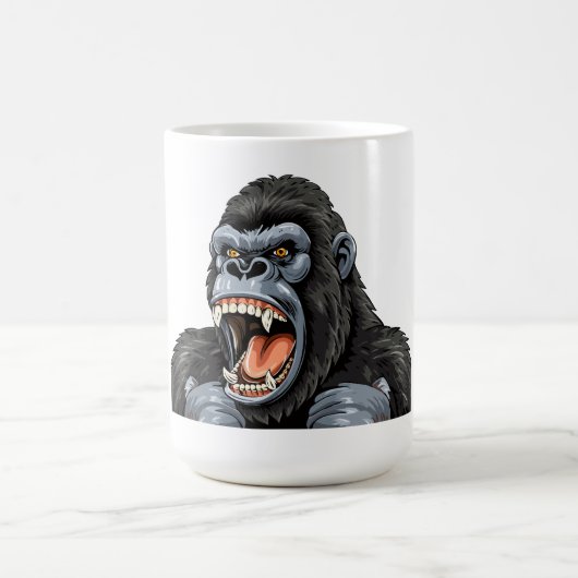 Gorilla head kaffeetasse (Mittel)