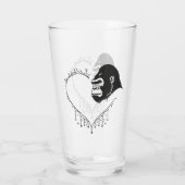 Gorilla Heartbeat Glas (Rückseite)
