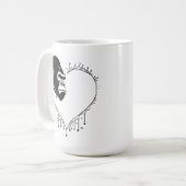 Gorilla Heartbeat Kaffeetasse (Vorderseite Links)