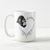 Gorilla Heartbeat Kaffeetasse (Links)