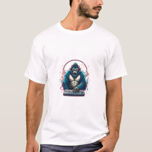 Gorilla-Hemd, Anime-Gorilla, Cartoon-Tiergestüt T-Shirt
