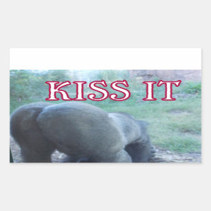 Gorilla Hintern Stickers