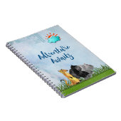 Gorilla Hippo und Meerkat - Erlebnis wartet Notizblock (Rechte Seite)