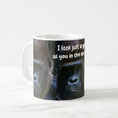 GORILLA ICH SEHE GUTE TASSE AUS (Vorderseite Links)