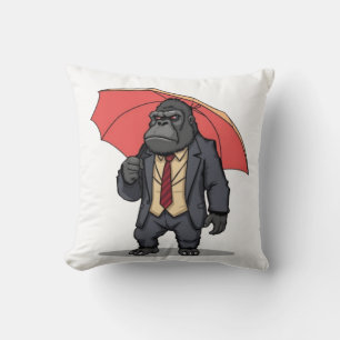 Gorilla im Anzug Kissen
