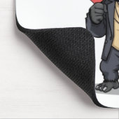 Gorilla im Anzug Mousepad (Ecke)