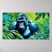 GORILLA IM RAINFORSTEN 5 POSTER (Vorne)