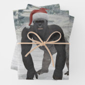 Gorilla im Schnee Geschenkpapier Set (Beispiel)