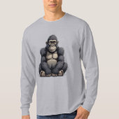 Gorilla im Stil eines Cartoon T-Shirt (Vorderseite)