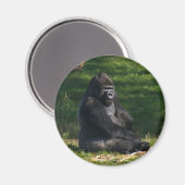 Gorilla im Sun-Magneten Magnet (Vorderseite/Rückseite)