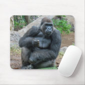 Gorilla im Zoo-Mousepad Mousepad (Mit Mouse)