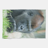 Gorilla in Gedanken Geschirrtuch (Horizontal)