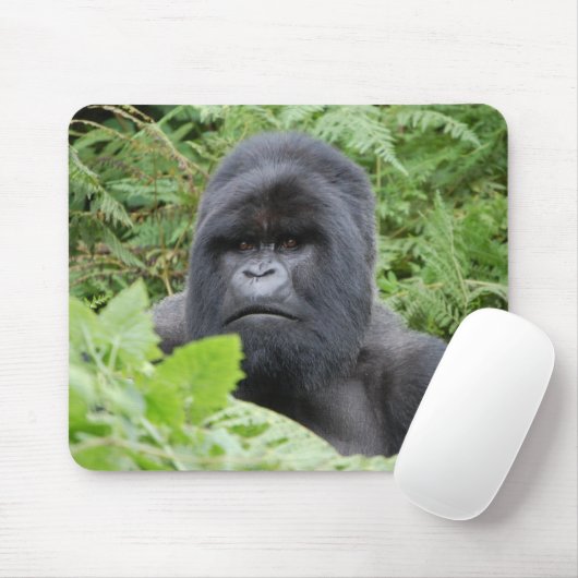 Gorilla in Ruanda Mousepad (Mit Mouse)