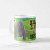 Gorilla ist kein Affe Kaffeetasse (Vorderseite Links)