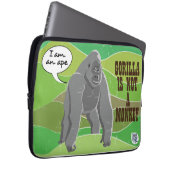 Gorilla ist kein Affe Laptopschutzhülle (Vorne Rechts)