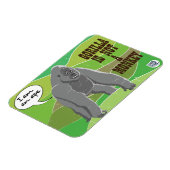 Gorilla ist kein Affe Magnet (Linke Seite)