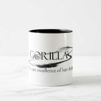 Gorilla-Kaffee-Tasse Zweifarbige Tasse