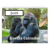 Gorilla-Kalender 2019 Kalender (Titelbild)