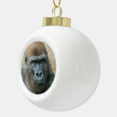 Gorilla Keramik Kugel-Ornament (Rechts)