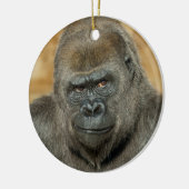 Gorilla Keramik Ornament (Links)