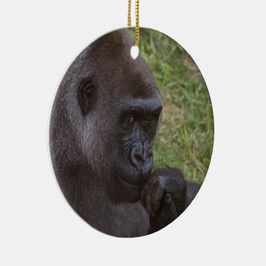 Gorilla Keramik Ornament (Rechts)
