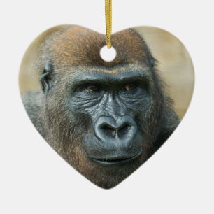 Gorilla Keramik Ornament