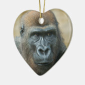 Gorilla Keramik Ornament (Links)