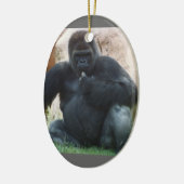 Gorilla Keramikornament (Links)