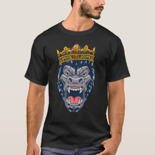 Gorilla King Alpha Ape Wildlife T-Shirt