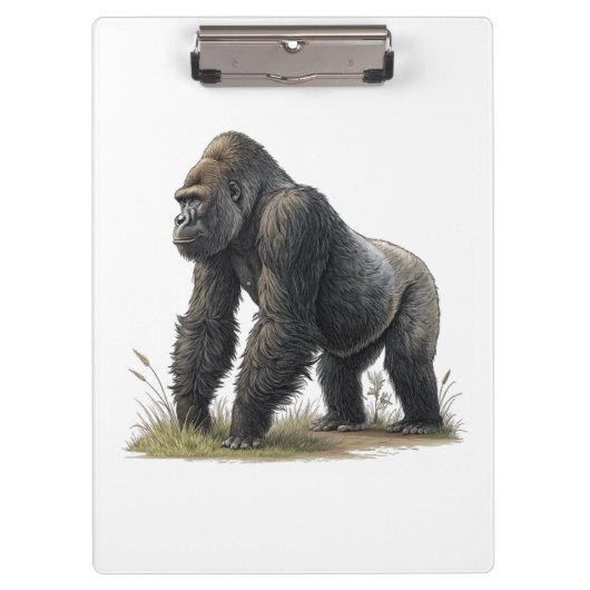 Gorilla Klemmbrett (Vorderseite)
