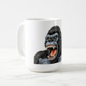 Gorilla-Kopf Kaffeetasse (Vorderseite Links)