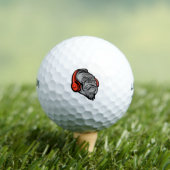 Gorilla Kopfhörer Der große Berg, Gorilla Golfball (Insitu T-Shirt)