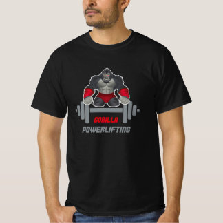 Gorilla-Krafttraining Fitnessstudio Stärke T-Shirt