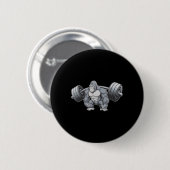Gorilla-Krafttraining Fitnessstudio Training Bodyb Button (Vorne & Hinten)
