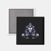 Gorilla-Krafttraining Fitnessstudio Training Bodyb Magnet (Vorderseite/Rückseite)