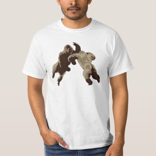 GORILLA-KRIEGSFÜHRUNG T-Shirt (Vorderseite)