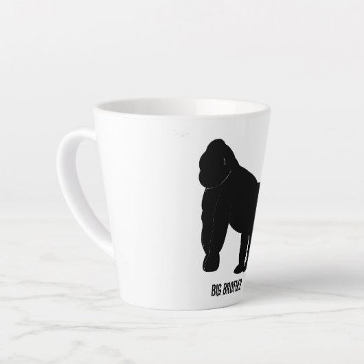Gorilla Latte Tasse (Linke Ecke)